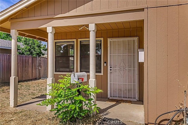 view of property entrance