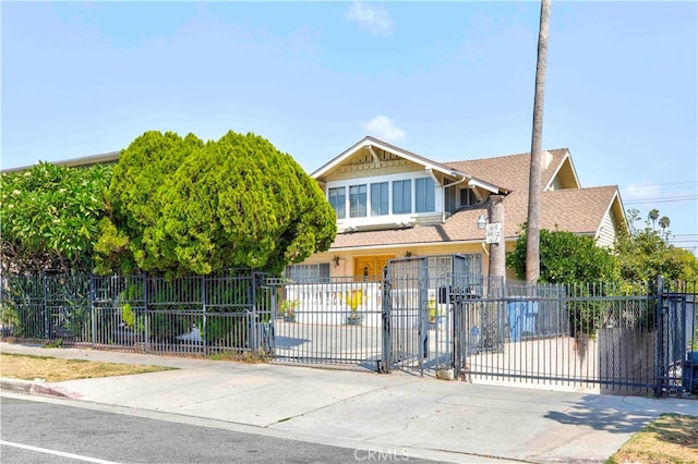 view of front of home