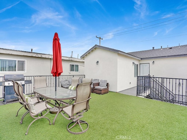 exterior space with a patio