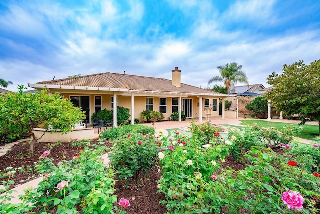 back of house featuring a patio