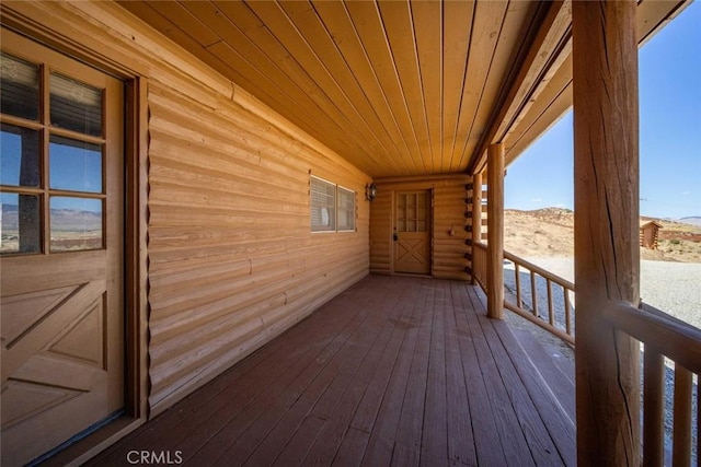 23610 W Lancaster Rd, Lancaster, CA 93536 - deck featuring a mountain view