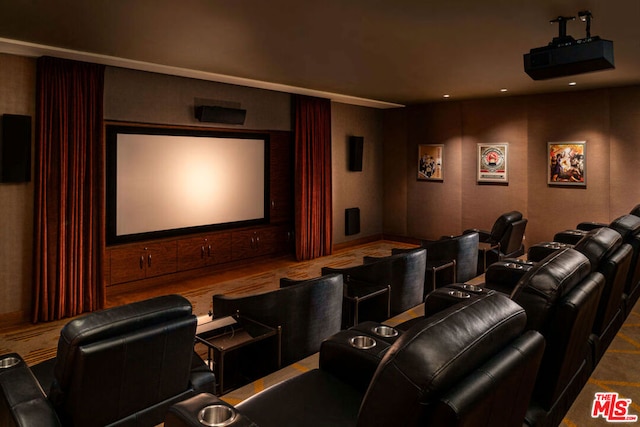 view of home theater