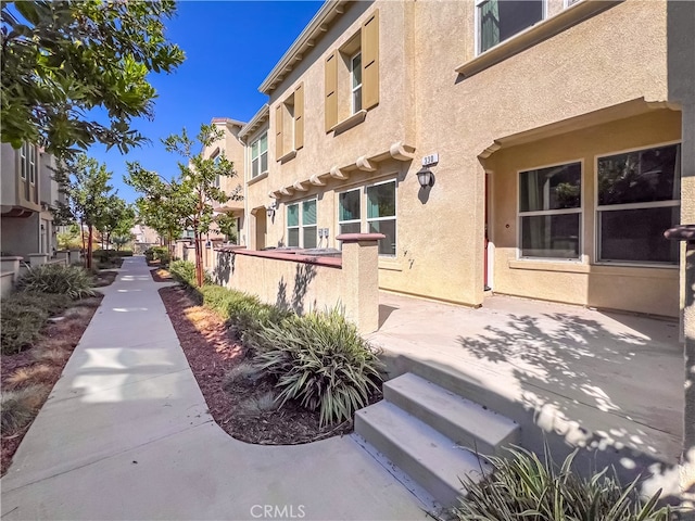 exterior space with a patio