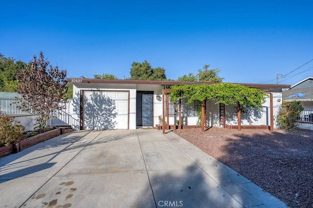 ranch-style house with a garage