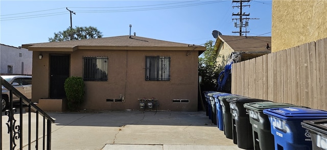 exterior space featuring a patio