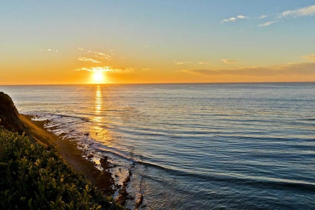 property view of water