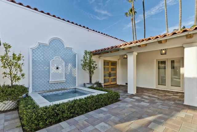 view of patio / terrace with french doors