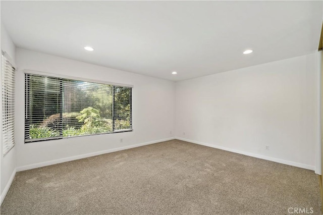 empty room featuring carpet floors