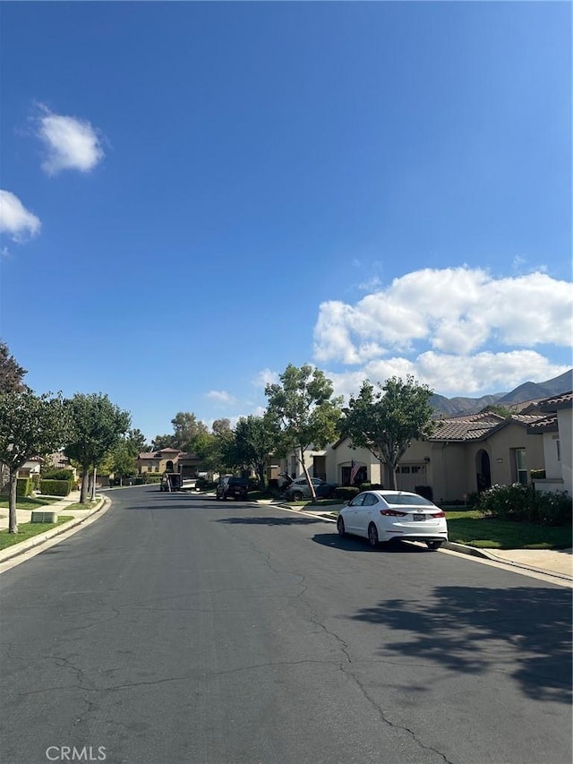 view of road