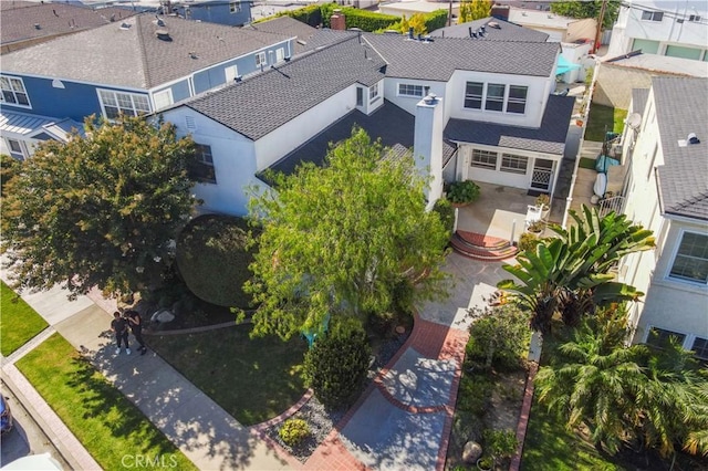265 Corona Ave, Long Beach, CA 90803 - drone / aerial view with a residential view