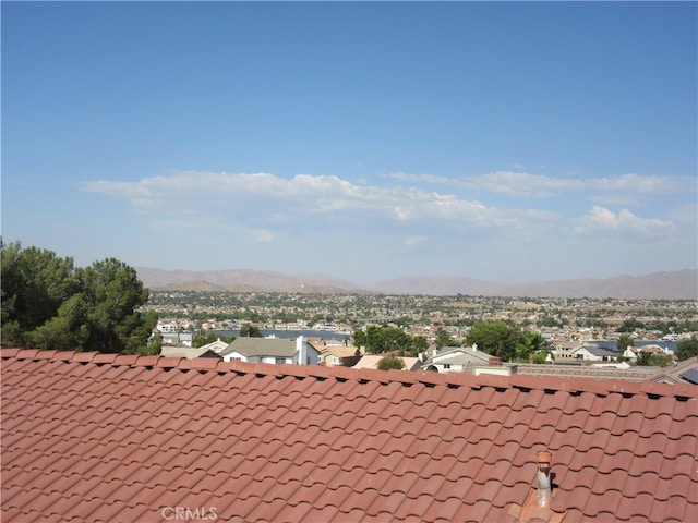 view of mountain feature