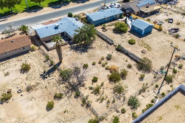 6818 El Sol Ave Unit 29, Palms, CA 92277 - aerial view of residential area with a desert landscape