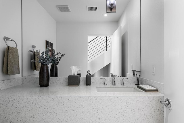 bathroom featuring sink