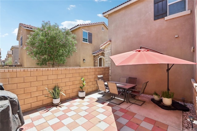 view of patio