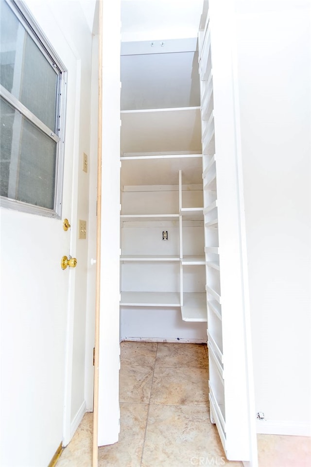 view of pantry