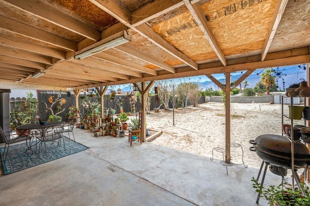 view of patio / terrace featuring area for grilling