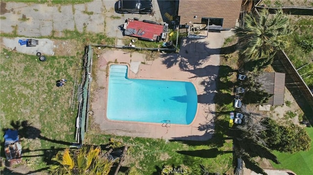 41695 Mayberry Ave, Hemet, CA 92544 - aerial view of property's location featuring a pool
