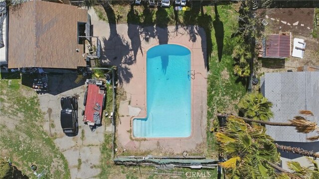 41695 Mayberry Ave, Hemet, CA 92544 - aerial view of a pool area