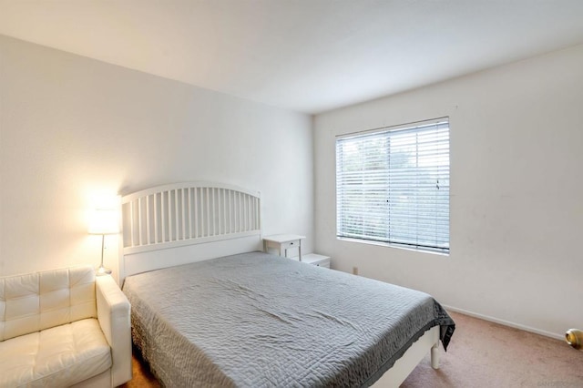 bedroom featuring carpet flooring