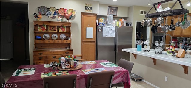 view of dining room