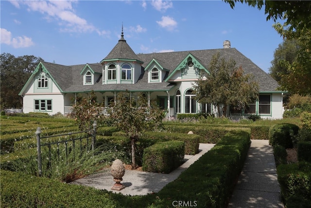 view of victorian home