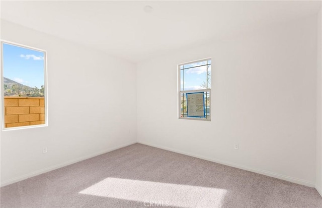 unfurnished room featuring carpet flooring