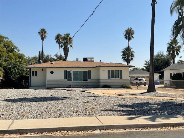 view of ranch-style house