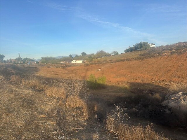 view of landscape featuring a rural view