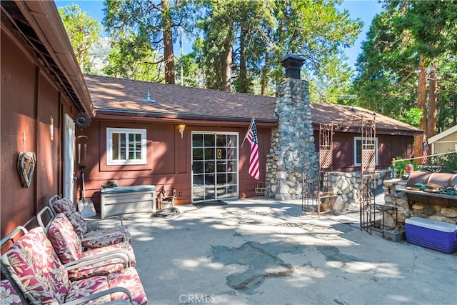 exterior space featuring a patio