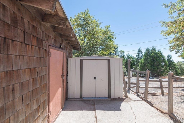 view of outbuilding