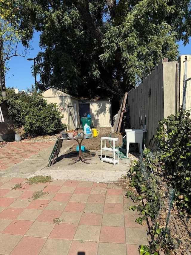 view of patio