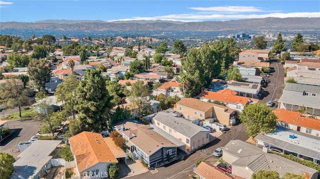 1169 Aztec, Topanga, CA 90290 - aerial perspective of suburban area with a mountainous background