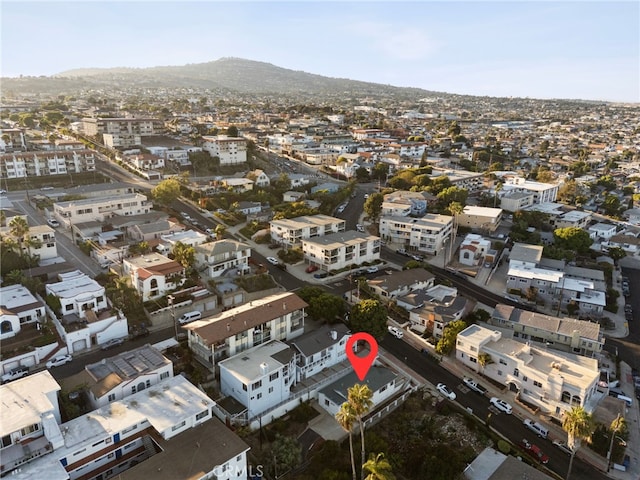 661 W 26th St, San Pedro, CA 90731 - aerial view of property's location with a mountain backdrop