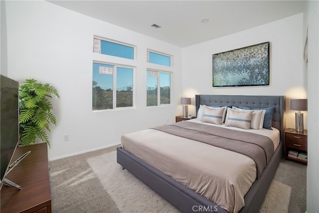 bedroom with carpet flooring