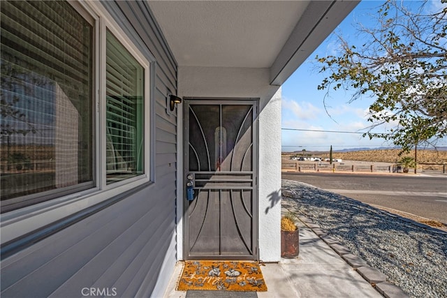 view of entrance to property