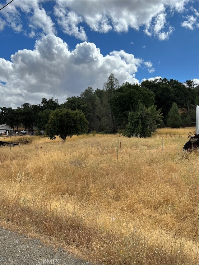 view of landscape with a rural view