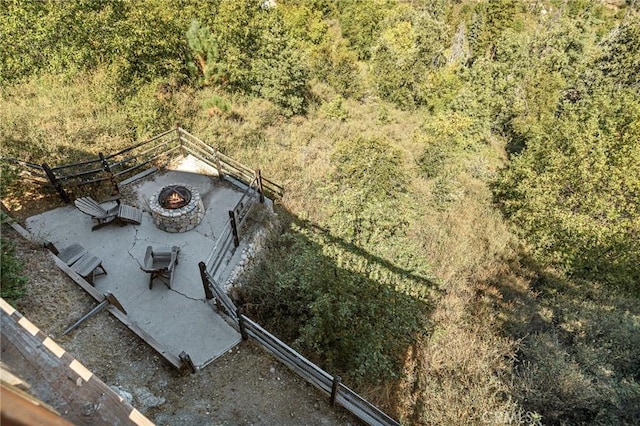 30008 Hickory Dr, Lake Arrowhead, CA 92321 - aerial view of property and surrounding area