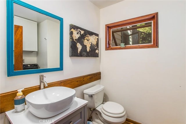 30421 Live Oak Dr, Running Springs, CA 92382 - bathroom featuring vanity and toilet