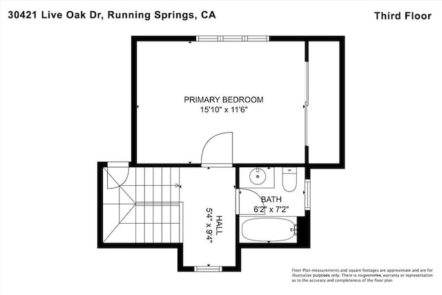 30421 Live Oak Dr, Running Springs, CA 92382 - plan