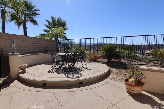 view of patio