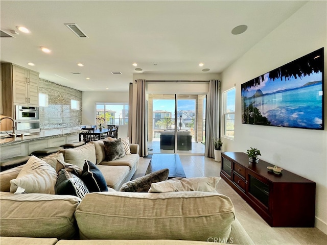 view of living room