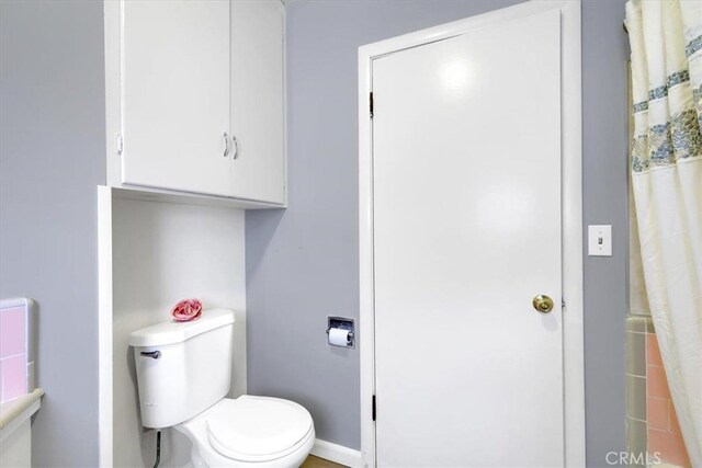 bathroom with toilet