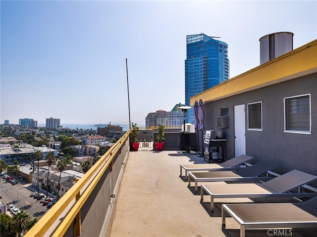 view of patio / terrace with area for grilling