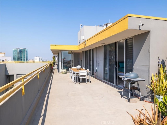 view of patio / terrace with grilling area