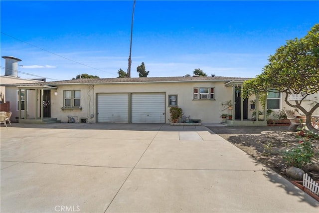 ranch-style house with a garage