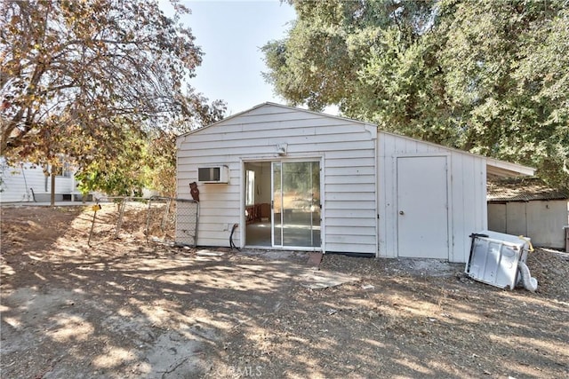 view of outbuilding