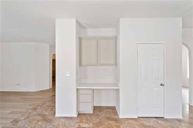 interior space featuring light hardwood / wood-style floors