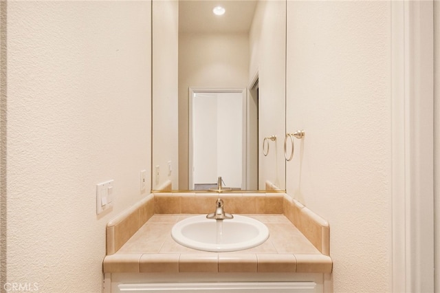 3185 Via Casita Pl, Chico, CA 95928 - bathroom with a textured wall and vanity