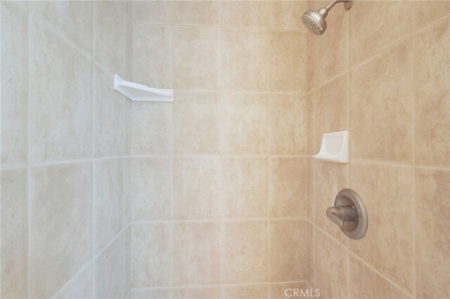 details featuring a tile shower