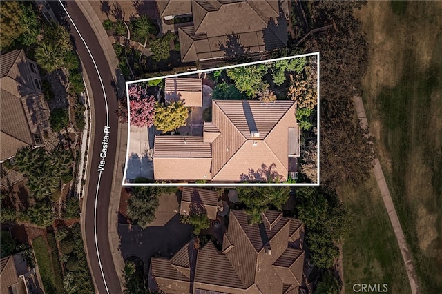 3185 Via Casita Pl, Chico, CA 95928 - aerial overview of property's location with property parcel outlined